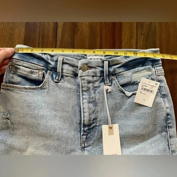 Good American Good legs straight high rise jeans - Picture 4 of 8